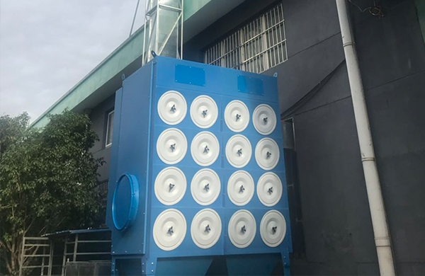 上海齿科材料厂粉尘废气滤筒设备16000m³/h